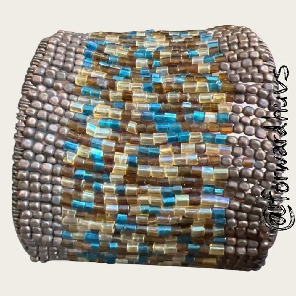 Bundle Sale 3 for $15 | Hand Crafted Beaded Cuff Bracelet – 2”